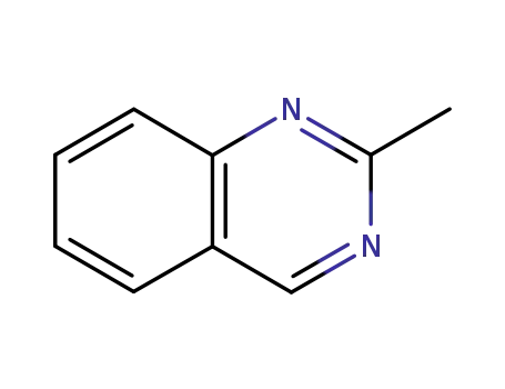 Molecular Structure of 700-79-8 (Quinazoline, 2-methyl- (6CI,7CI,8CI,9CI))
