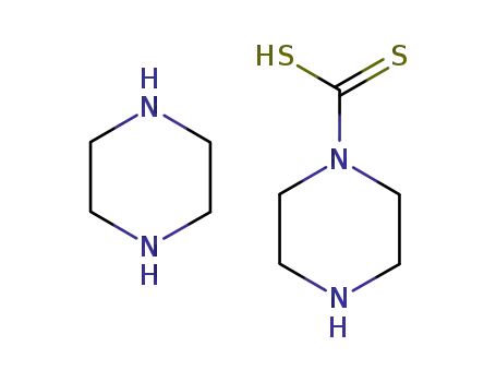 Molecular Structure of 6963-33-3 (piperazine-1-carbodithioic acid - piperazine (1:1))