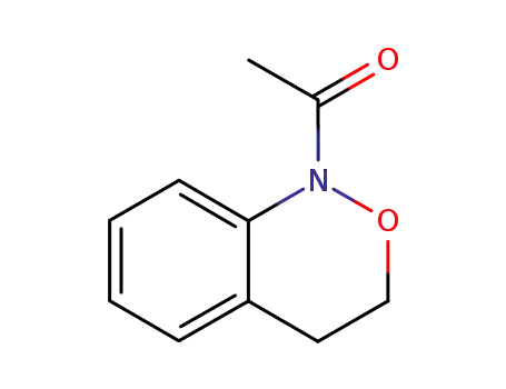 Molecular Structure of 95207-35-5 (1H-2,1-Benzoxazine, 1-acetyl-3,4-dihydro-)