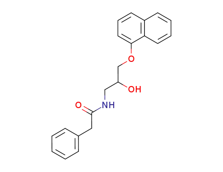N-[2-Hydroxy-3-(naphthalen-1-yloxy)-propyl]-2-phenyl-acetamide