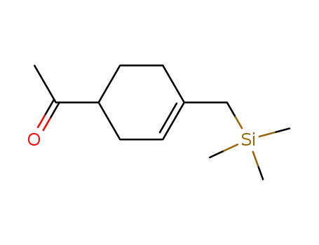 Molecular Structure of 74043-09-7 (4-acetyl-1-trimethylsilylmethyl-1-cyclohexene)
