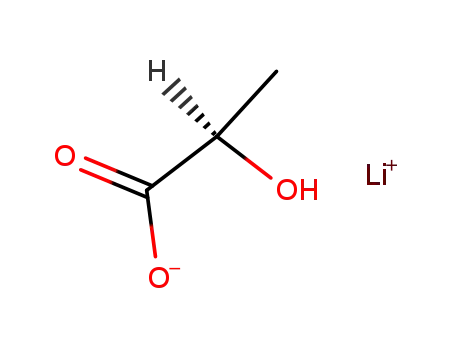 Propanoic acid,2-hydroxy-, monolithium salt, (2R)- (9CI)