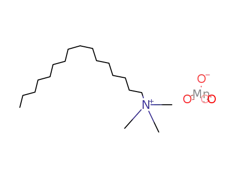 Molecular Structure of 73257-07-5 (cethyltrimethylammonium permanganate)
