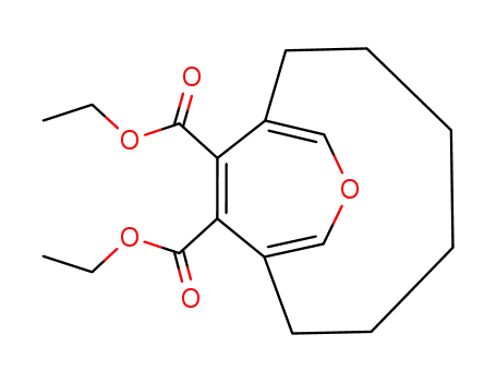 Molecular Structure of 77733-74-5 (3,6-hexano-oxepin-4,5-dicarbonsaeurediethylester)