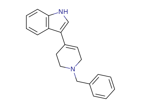 1H-Indole, 3-[1,2,3,6-tetrahydro-1-(phenylmethyl)-4-pyridinyl]-
