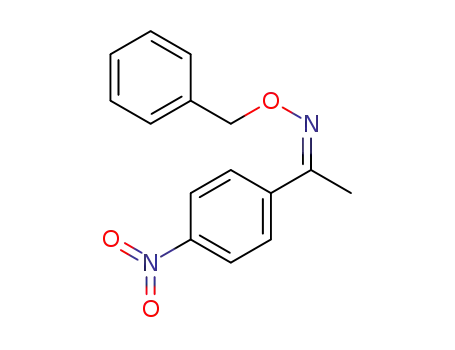 Molecular Structure of 1434603-08-3 ((Z)-1-(4-nitrophenyl)ethanone O-benzyloxime)