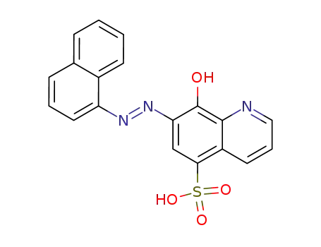 5-Quinolinesulfonic acid, 8-hydroxy-7-(1-naphthalenylazo)-