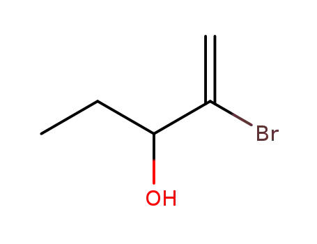 Molecular Structure of 148457-00-5 (1-Penten-3-ol, 2-bromo-)