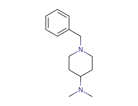 Molecular Structure of 64168-08-7 (1-BENZYL-4-DIMETHYLAMINOPIPERIDINE)