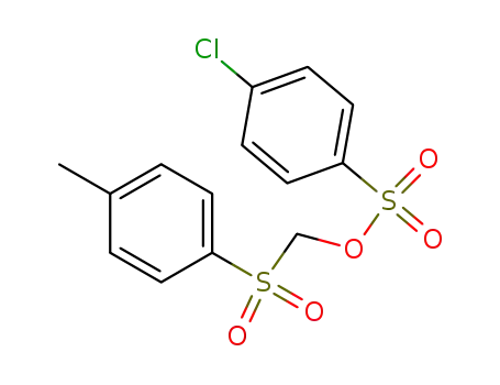 Molecular Structure of 31081-11-5 ([(4-Methylphenyl)sulfonyl]methyl 4-chlorobenzenesulfonate)