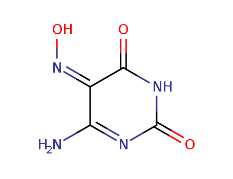 2,4,5(3H)-Pyrimidinetrione,6-amino-, 5-oxime cas  63884-45-7