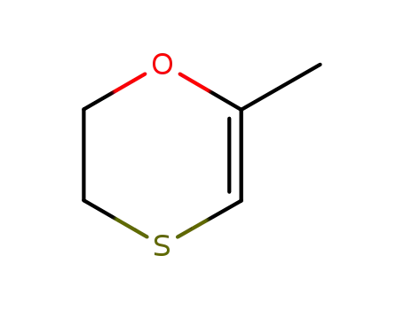 Molecular Structure of 3643-97-8 (6-methyl-2,3-dihydro-1,4-oxathiine)