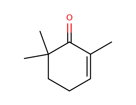 Molecular Structure of 20013-73-4 (2,6,6-trimethylcyclohex-2-en-1-one)