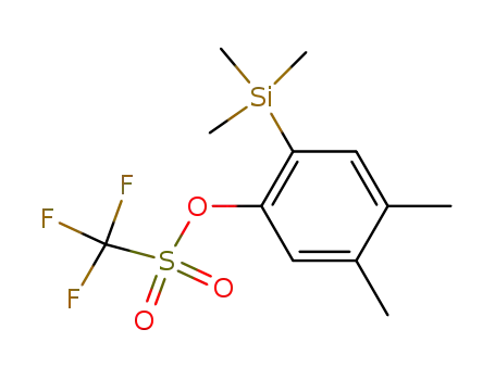 Methanesulfonic acid, trifluoro-, 4,5-dimethyl-2-(trimethylsilyl)phenyl
ester