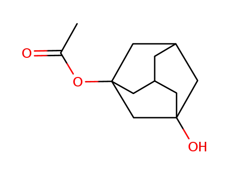 Molecular Structure of 56137-59-8 (1-hydroxy-3-acetoxyadamantane)