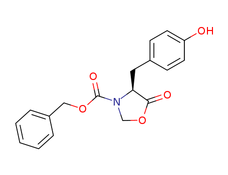 (S)-3-benzyloxycarbonyl-4-(4-hydroxyphenyl)methyloxazolidin-5-one