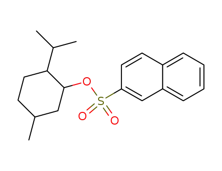 Molecular Structure of 871874-67-8 (naphthalene-2-sulfonic acid menthyl ester)