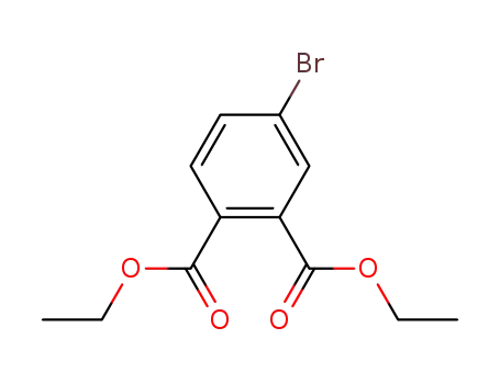 Molecular Structure of 38568-41-1 (1,2-BENZENEDICARBOXYLIC ACID,4-BROMO-,1,2-DIETHYL ESTER)