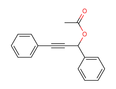 1,3-diphenylprop-2-yn-1-yl acetate
