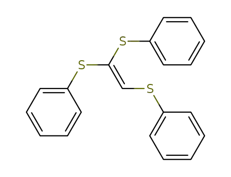 Molecular Structure of 59244-12-1 (Benzene, 1,1',1''-[1-ethenyl-2-ylidenetris(thio)]tris-)
