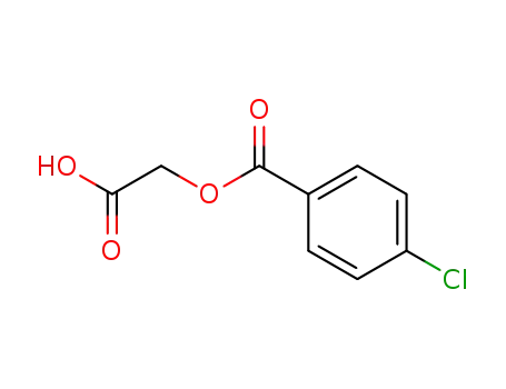 Molecular Structure of 10414-67-2 (Benzoic acid, 4-chloro-, carboxymethyl ester)