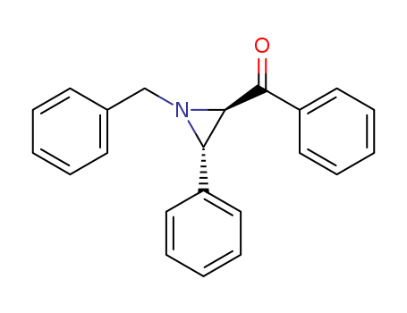 Methanone,phenyl[(2R,3S)-3-phenyl-1-(phenylmethyl)-2-aziridinyl]-, rel- cas  6476-12-6