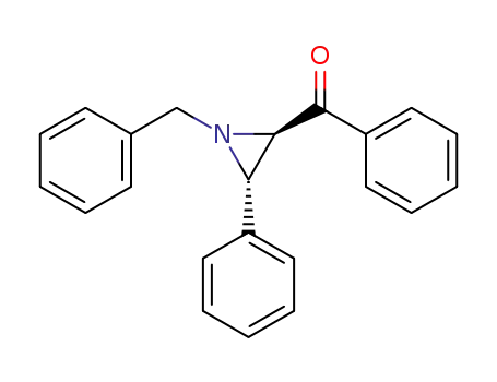 Molecular Structure of 6476-12-6 ((1-benzyl-3-phenylaziridin-2-yl)(phenyl)methanone)