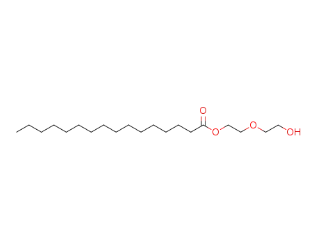 Molecular Structure of 36381-62-1 (2-(2-hydroxyethoxy)ethyl palmitate)