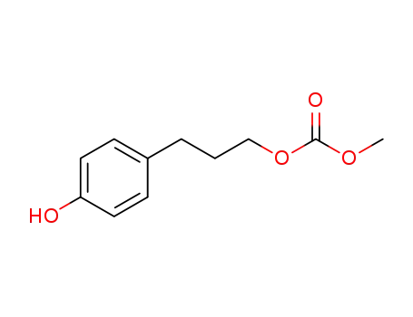 Molecular Structure of 1390633-75-6 (3-(4-hydroxyphenyl)propyl methyl carbonate)
