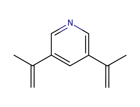 Molecular Structure of 871890-30-1 (3,5-diisopropenyl-pyridine)