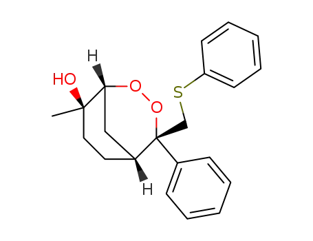 (1R,4S,5R,8R)-8-Methyl-4-phenyl-4-phenylsulfanylmethyl-2,3-dioxa-bicyclo[3.3.1]nonan-8-ol