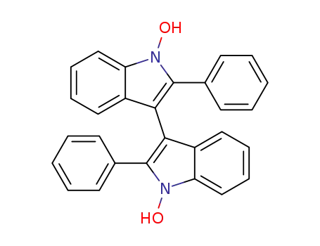 Molecular Structure of 5169-64-2 (1,1'-dihydroxy-2,2'-diphenyl-3,3'-biindole)