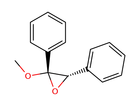 Molecular Structure of 19179-21-6 ((+/-)-2<i>r</i>-methoxy-2,3<i>c</i>-diphenyl-oxirane)