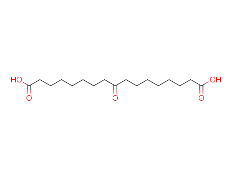 Heptadecanedioic acid, 9-oxo-