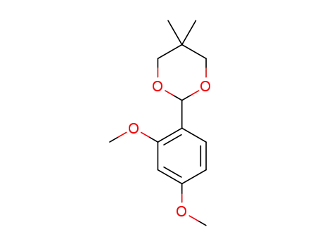 Molecular Structure of 1620217-69-7 (2-(2,4-dimethoxyphenyl)-5,5-dimethyl-1,3-dioxane)