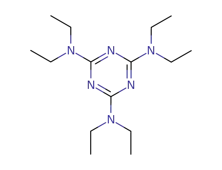 Molecular Structure of 2827-49-8 (2,4,6-tris(diethylamino)-1,3,5-triazine)