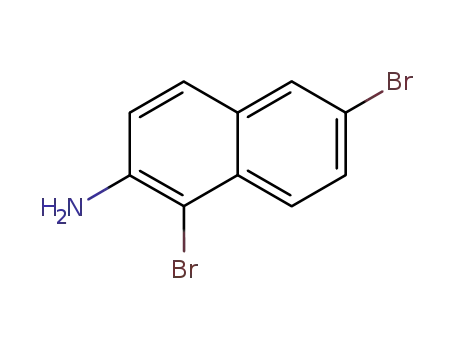 2-Naphthalenamine, 1,6-dibromo-