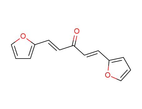 Molecular Structure of 144850-49-7 ((1E,4E)-1,5-Di(furan-2-yl)penta-1,4-dien-3-one)