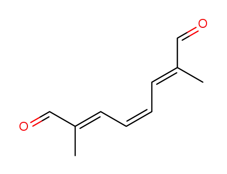 Molecular Structure of 181963-79-1 (2,7-dimethyl-octa-2<i>t</i>,4<i>c</i>,6<i>t</i>-trienedial)