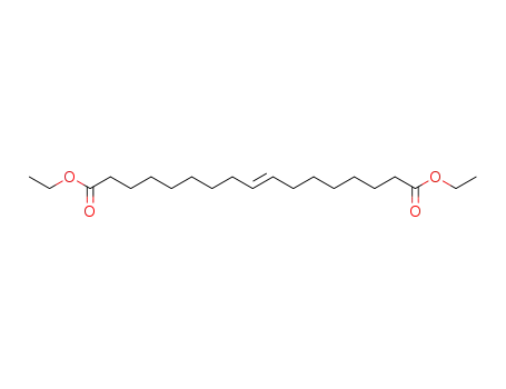 Molecular Structure of 95135-72-1 (trans-1,15-Bisethoxycarbonyl-pentadecen-<sup>(7)</sup>)