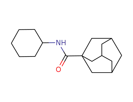 Molecular Structure of 81311-58-2 (N-cyclohexyladamantane-1-carboxamide)