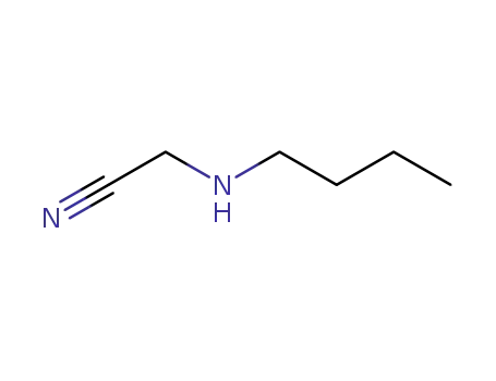 Molecular Structure of 3010-04-6 ((N-BUTYLAMINO)ACETONITRILE)