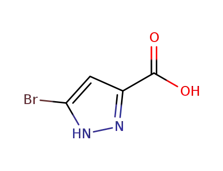 Molecular Structure of 1328893-16-8 (5-BroMo-1H-pyrazole-3-carboxylic acid)