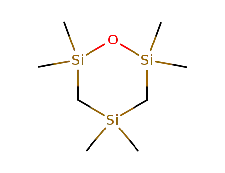 Molecular Structure of 17520-57-9 (2,2,4,4,6,6-Hexamethyl-1-oxa-2,4,6-trisilacyclohexane)