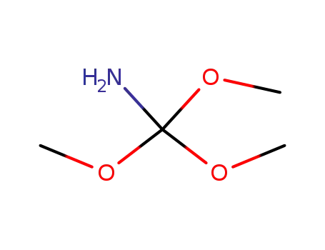 Molecular Structure of 4401-58-5 (Methanamine, 1,1,1-trimethoxy-)