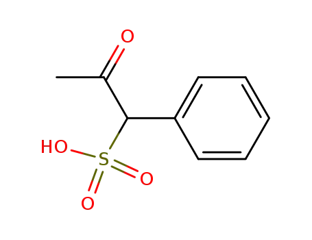 Molecular Structure of 99179-77-8 (2-oxo-1-phenylpropane-1-sulfonic acid)
