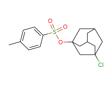 Molecular Structure of 84868-17-7 (p-Toluolsulfonsaeure-(3-chlor-1-adamantyl)ester)