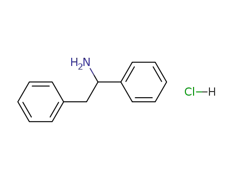 Molecular Structure of 24301-89-1 (Ethylamine, 1,2-diphenyl-, hydrochloride)