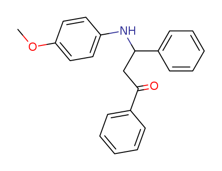 1-Propanone, 3-[(4-methoxyphenyl)amino]-1,3-diphenyl-