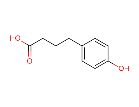 Molecular Structure of 7021-11-6 (4-(4-HYDROXYPHENYL)BUTANOIC ACID)